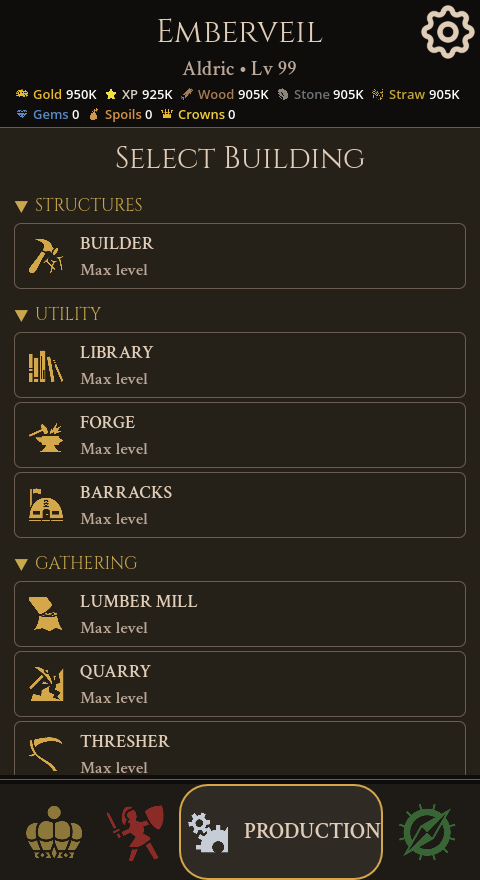 Managing your settlement's buildings